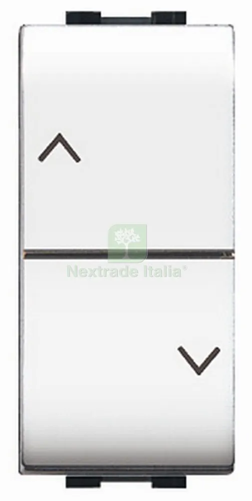 LIFE ART. 4022 DOPPIO PULSANTE PER TAPPARELLE COLORE BIANCO — Arelle e frangivista — rif. FERX.89983 LIFE ART. 4022 DOPPIO PULSANTE PER TAPPARELLE COLORE BIANCO — Arelle e frangivista — rif. FERX.89983
