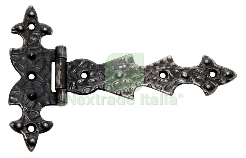 10PZ CERNIERA FERRO BATTUTO PIANA ART. 312/A MM 110X215 — Cerniere e cardini — rif. FERX.89989