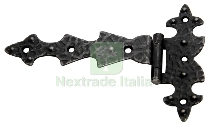 10PZ Cerniera Ferro Battuto con Collo 12 ART. 314/A MM 110X210 — Cerniere e cardini — rif. FERX.89992 10PZ Cerniera Ferro Battuto con Collo 12 ART. 314/A MM 110X210 — Cerniere e cardini — rif. FERX.89992