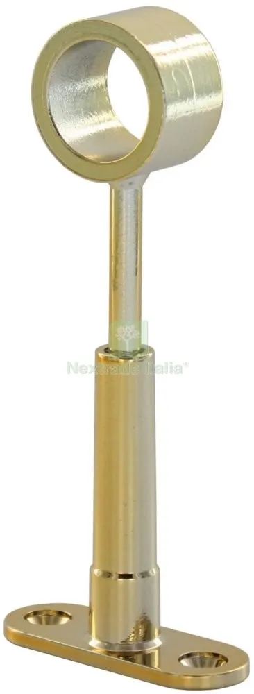6PZ REGGITUBO CENTRALE REGOLABILE X TUBO TONDO IN OTTONE MM.30 — Tubi e raccordi — rif. FERX.90167