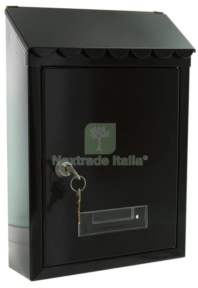 6PZ Cassetta Postale Acciaio"garden"nera TX0080 — Casalinghi e organizzazione — rif. FERX.9017 6PZ Cassetta Postale Acciaio"garden"nera TX0080 — Casalinghi e organizzazione — rif. FERX.9017