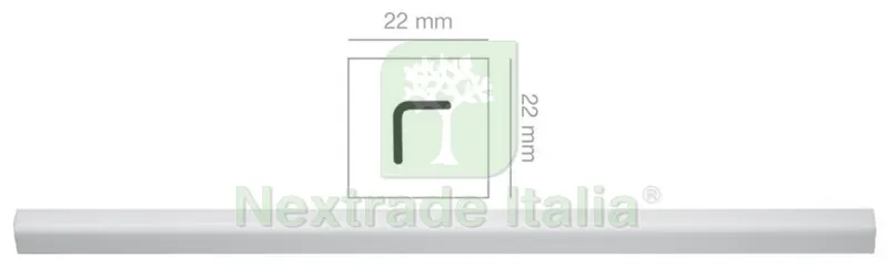 20PZ PARASPIGOLO POLISTIROLO HD BIANCO MM 22X22 3 ML — Isolanti e reti — rif. FERX.90184