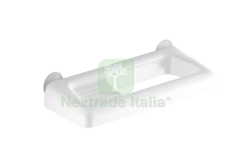 GEDY ART. 8012 "JUNIOR" CON PORTASALVIETTINE +PORTASAPONE BIANCO — Accessori bagno — rif. FERX.9070