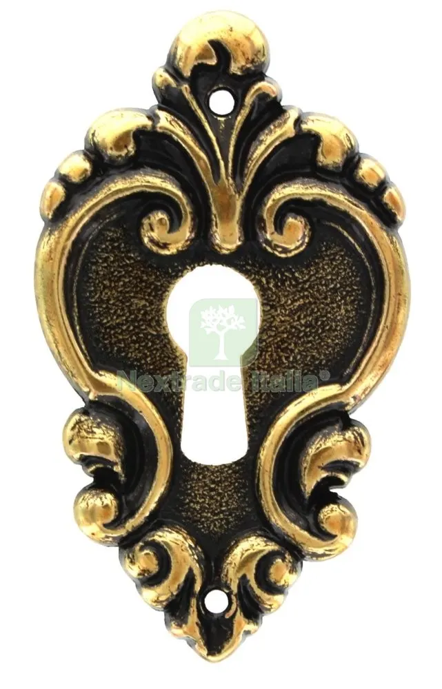 50PZ BOCCHETTA ANTICHIZZATA ART.30730 MM.29X50 ORO VALENZA — Ferramenta per legno e mobili — rif. FERX.91 50PZ BOCCHETTA ANTICHIZZATA ART.30730 MM.29X50 ORO VALENZA — Ferramenta per legno e mobili — rif. FERX.91