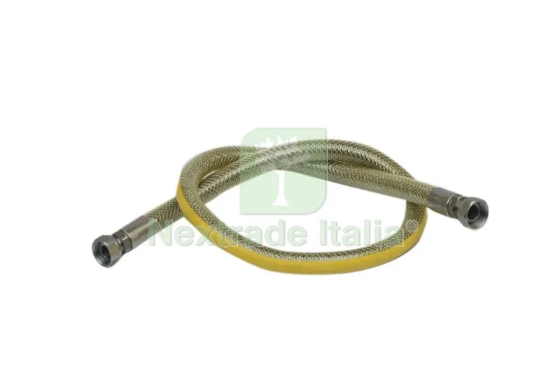 TUBO FLESSIBILE GAS 150 CM F.F.1/2 UNI14800 — Tubi e raccordi — rif. FERX.9105 TUBO FLESSIBILE GAS 150 CM F.F.1/2 UNI14800 — Tubi e raccordi — rif. FERX.9105