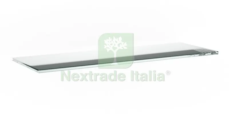 5PZ Mensola MOD.VITRA MM.6 Trasparente CM.12x30 — Arredo — rif. FERX.91185