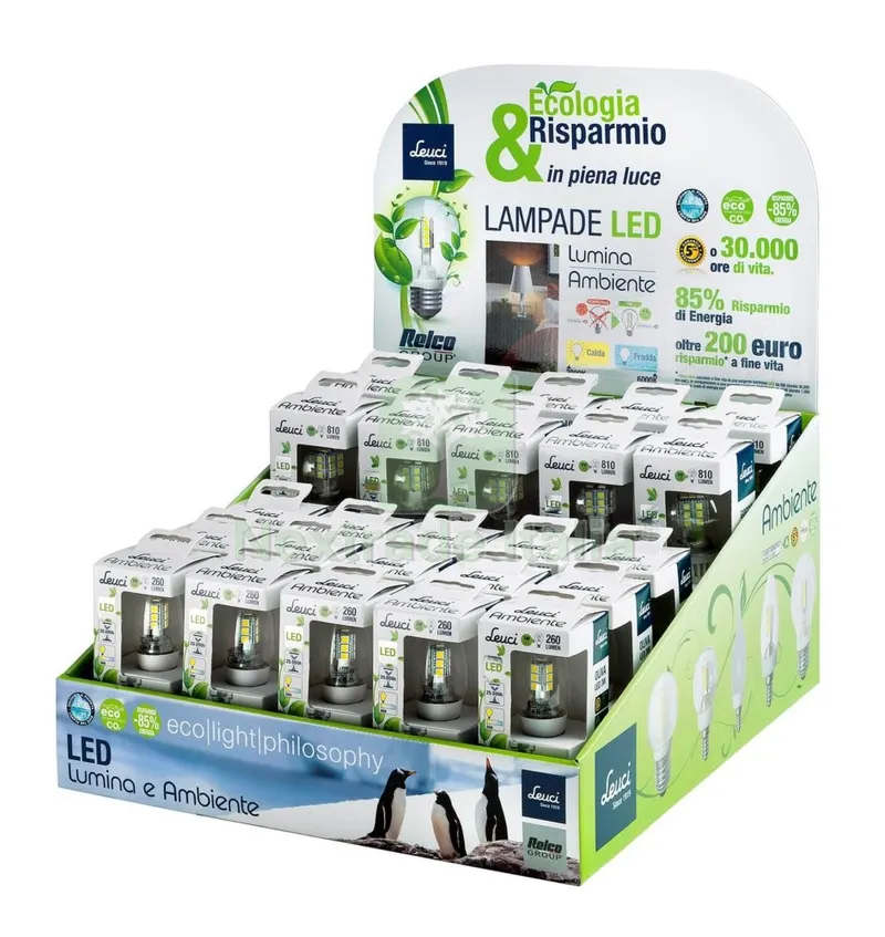 Leuci Espositore LED PZ.80 — Articoli per ufficio — rif. FERX.91428 Leuci Espositore LED PZ.80 — Articoli per ufficio — rif. FERX.91428