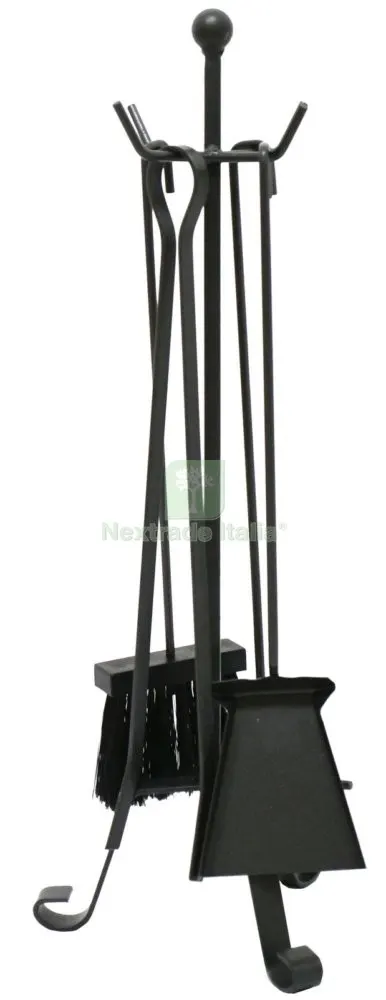 SET CAMINO ACCIAIO VERNICIATO "TERMINIO" — Stufe e camini — rif. FERX.91479 SET CAMINO ACCIAIO VERNICIATO "TERMINIO" — Stufe e camini — rif. FERX.91479