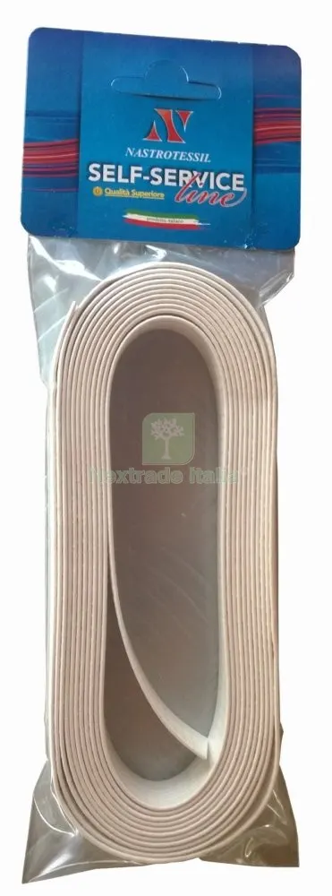 12PZ CINTINO GOMMATO BIANCO PER TAPPARELLE CF MT.7 — Arelle e frangivista — rif. FERX.91484