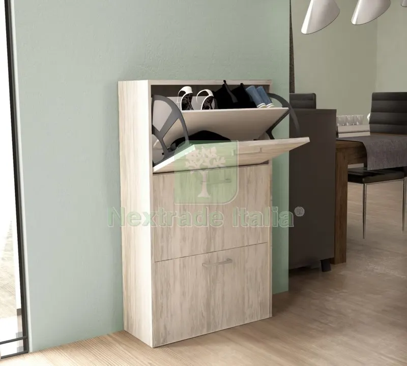Kit Scarpiera 3ANTE da Profilo 59X105X25 Bianco Venato K083 — Arredo — rif. FERX.916 Kit Scarpiera 3ANTE da Profilo 59X105X25 Bianco Venato K083 — Arredo — rif. FERX.916