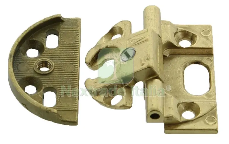 10PZ CERNIERE PER MOBILI ART. A0061 OTTONATA — Cerniere e cardini — rif. FERX.91808 10PZ CERNIERE PER MOBILI ART. A0061 OTTONATA — Cerniere e cardini — rif. FERX.91808