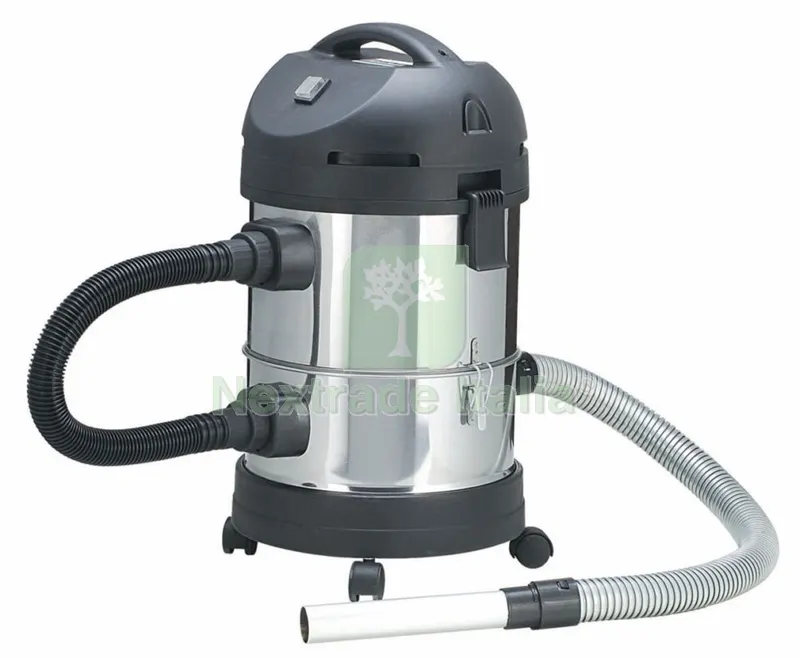 Bidone Aspiracenere "combi" Inox 1400W LT.28 — Casalinghi e organizzazione — rif. FERX.9181 Bidone Aspiracenere "combi" Inox 1400W LT.28 — Casalinghi e organizzazione — rif. FERX.9181