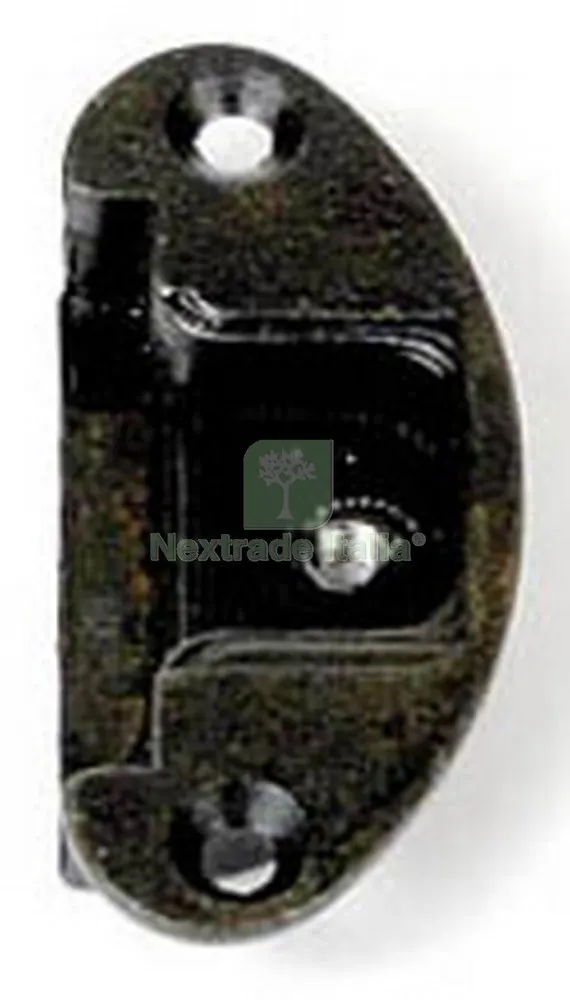 10PZ BASETTA PER CERNIERE ART. A0069 BRONZATA ANTICA — Cerniere e cardini — rif. FERX.91817
