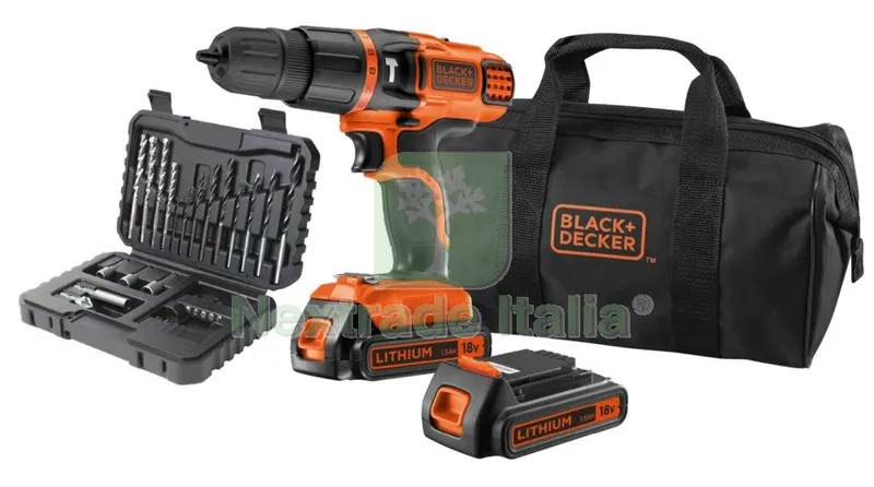 Trapano B+D 18VP con 2 Batterie Litio MOD.EGBL188BS32 — Trapani e avvitatori — rif. FERX.91826 Trapano B+D 18VP con 2 Batterie Litio MOD.EGBL188BS32 — Trapani e avvitatori — rif. FERX.91826