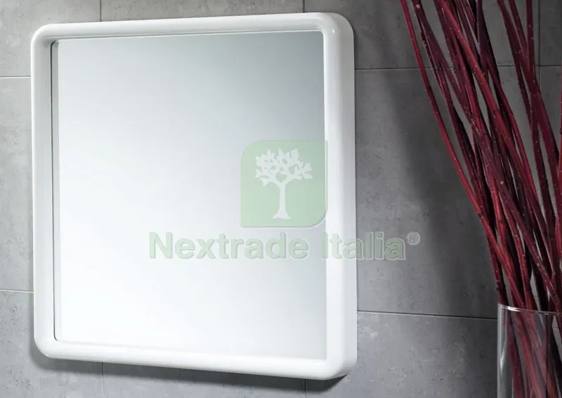GEDY 2900 SPECCHIO 45X45 CM BIANCO — Accessori bagno — rif. FERX.9184 GEDY 2900 SPECCHIO 45X45 CM BIANCO — Accessori bagno — rif. FERX.9184