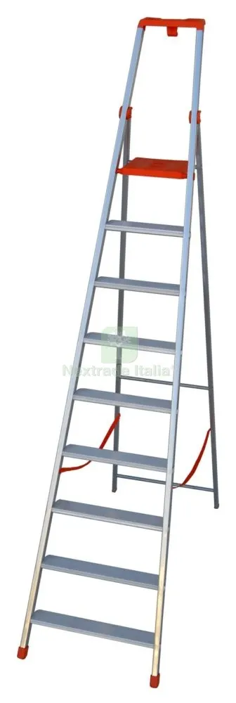 SCALA ALLUMINIO A FORBICE PROFESSIONALE GR.10 — Attrezzi da giardino — rif. FERX.91884