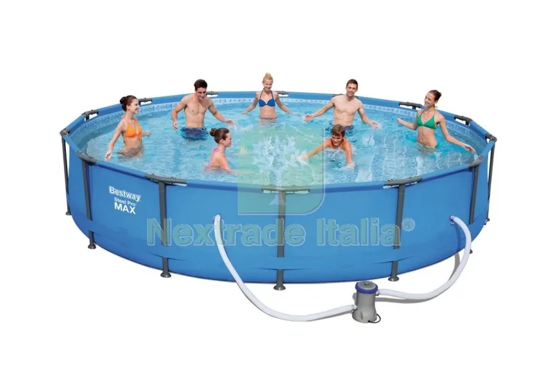Piscina con Telaio + Pompa 427X84H 56595 — Tempo libero outdoor — rif. FERX.91908 Piscina con Telaio + Pompa 427X84H 56595 — Tempo libero outdoor — rif. FERX.91908