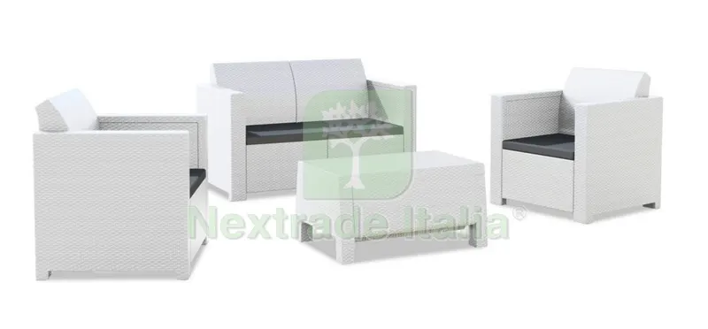 Keter Salotto 'duet SET' Bianco con Cuscini — Tempo libero outdoor — rif. FERX.91914 Keter Salotto 'duet SET' Bianco con Cuscini — Tempo libero outdoor — rif. FERX.91914