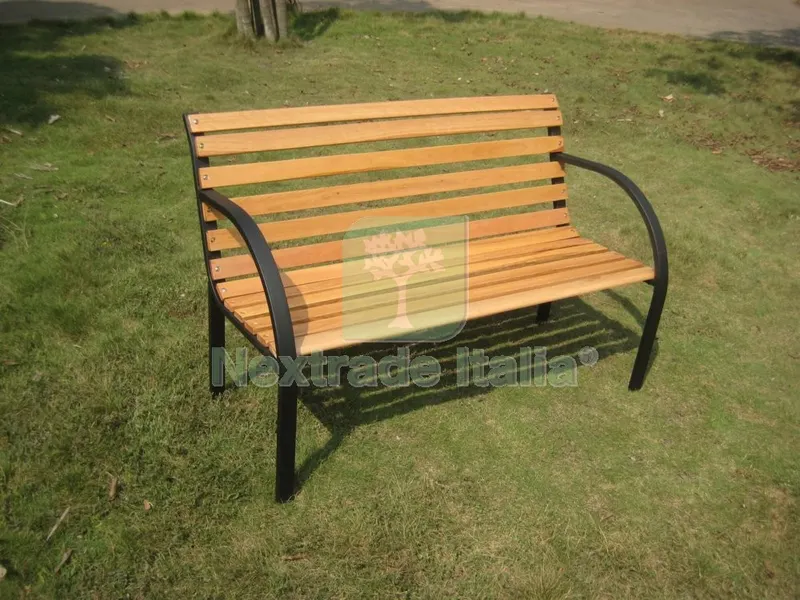 Panchina 'viale' in Acciaio/Legno — Tempo libero outdoor — rif. FERX.91926 Panchina 'viale' in Acciaio/Legno — Tempo libero outdoor — rif. FERX.91926