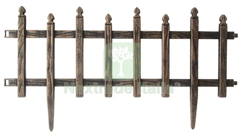 20PZ Steccato in ABS CM 60,5X32,5H Oro Antico — Staccionate e steccati — rif. FERX.91929