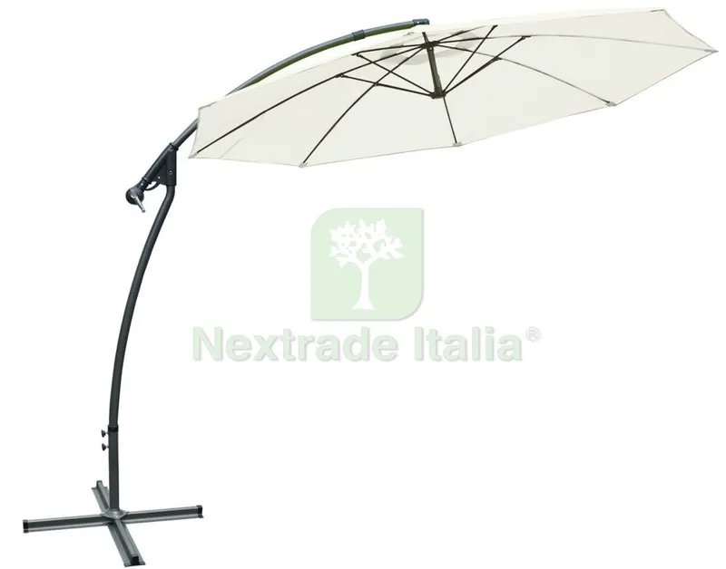 Ombrellone Decentrato 'banana' CM 300 Ecru — Tempo libero outdoor — rif. FERX.91932 Ombrellone Decentrato 'banana' CM 300 Ecru — Tempo libero outdoor — rif. FERX.91932