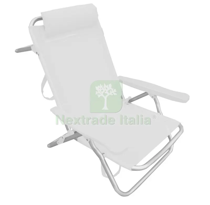 2PZ SPIAGGINA RETRATTILE IN ALLUMINIO BIANCA — Casalinghi e organizzazione — rif. FERX.91943 2PZ SPIAGGINA RETRATTILE IN ALLUMINIO BIANCA — Casalinghi e organizzazione — rif. FERX.91943