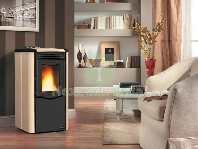 Stufa Pellet KW.5,8 Rosy Pergamena — Stufe e camini — rif. FERX.9197 Stufa Pellet KW.5,8 Rosy Pergamena — Stufe e camini — rif. FERX.9197