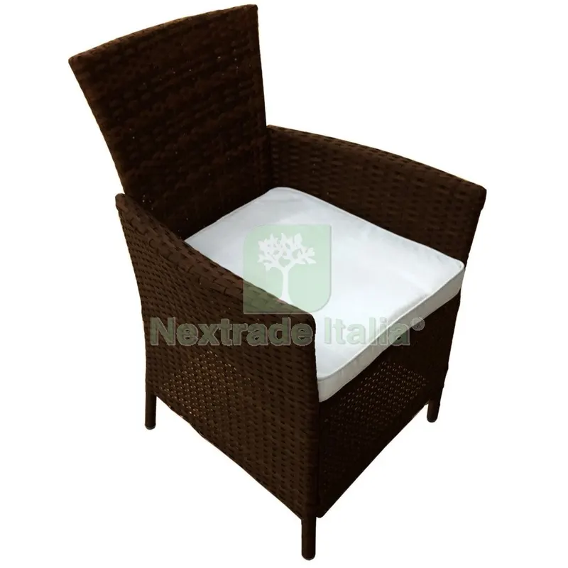 4PZ Poltrona 'NEW Edera' Marrone — Arredo — rif. FERX.91984 4PZ Poltrona 'NEW Edera' Marrone — Arredo — rif. FERX.91984