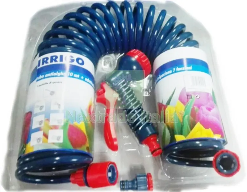 6PZ Irrigo Kit Tubo Spiralato MT 10 con Spruzzatore — Spatole e attrezzi per stesura — rif. FERX.92029