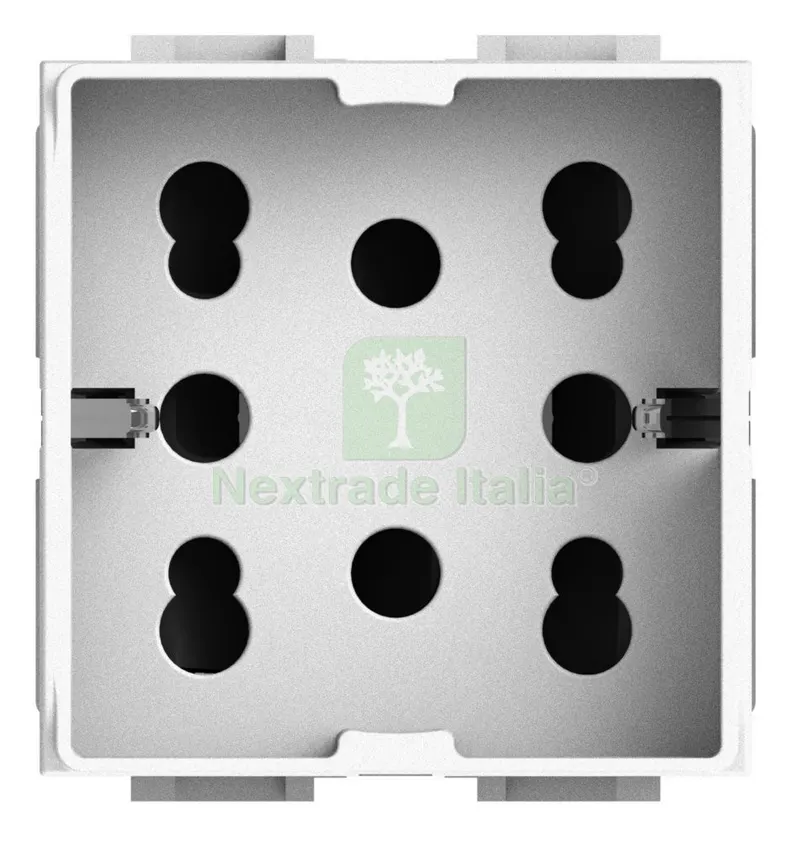 Presa SCHUKO+N2 10/16A Universale Living Light BCA — Interruttori e prese — rif. FERX.92043
