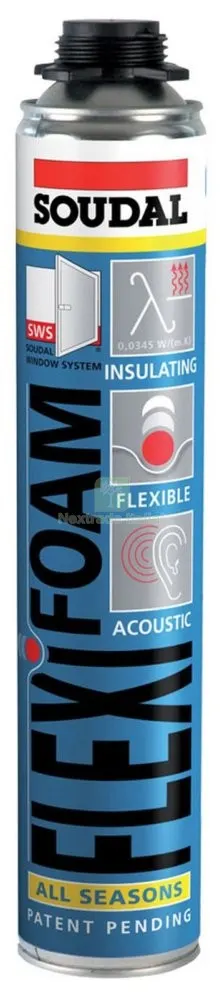 Soudal Schiuma Poligonale Flexifoam ML 750 — Adesivi e sigillanti — rif. FERX.92056 Soudal Schiuma Poligonale Flexifoam ML 750 — Adesivi e sigillanti — rif. FERX.92056