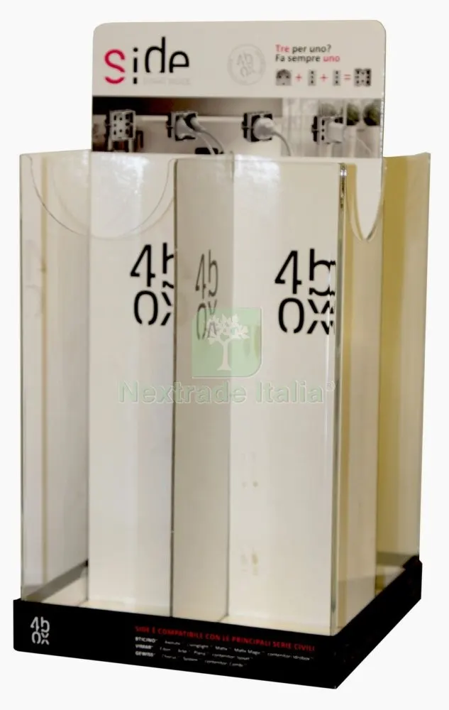Espositore Banco Girevole Vuoto x Prese 4 Box — Articoli per ufficio — rif. FERX.92074