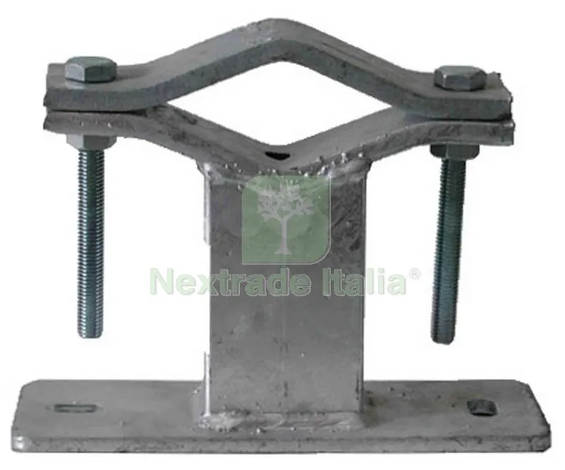 ZANCA A MURO PER PALO ANTENNA — Tubi e raccordi — rif. FERX.92077
