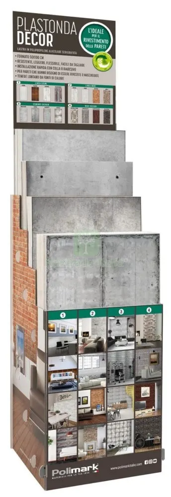Espositore Vuoto per Pannelli Decorativi — Materiale promozionale e POP — rif. FERX.92080