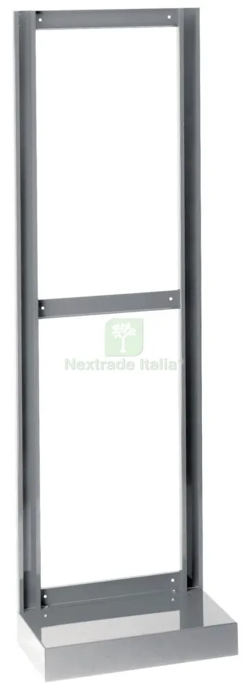 TELAIO A PAVIMENTO PER MADIE CM 60X20,5X195H MM 600X205X1950H — Tubi e raccordi — rif. FERX.92101