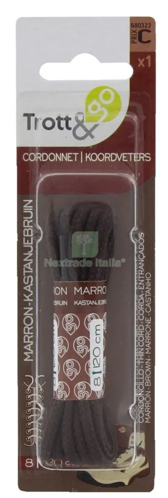 3PZ Lacci Corda Marroni CM 120 1 Paio — Scarichi e sifoni — rif. FERX.92167 3PZ Lacci Corda Marroni CM 120 1 Paio — Scarichi e sifoni — rif. FERX.92167
