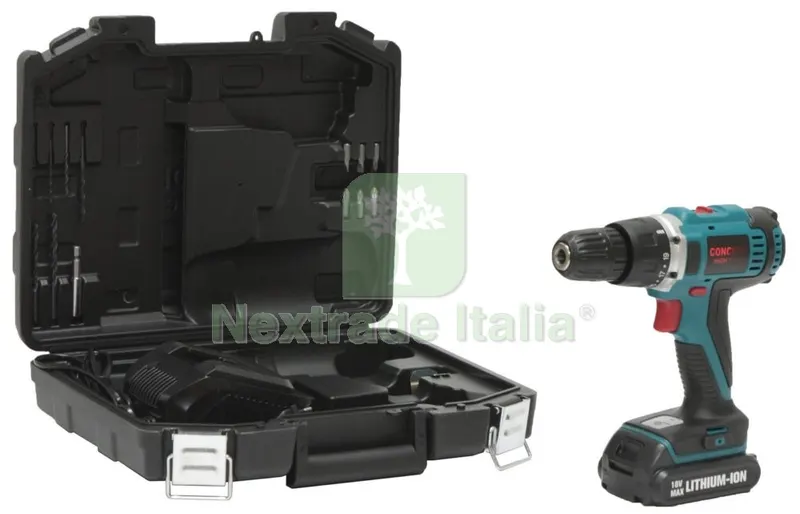 Concord Trapano a Batteria 18V LI-ION — Trapani e avvitatori — rif. FERX.92233 Concord Trapano a Batteria 18V LI-ION — Trapani e avvitatori — rif. FERX.92233