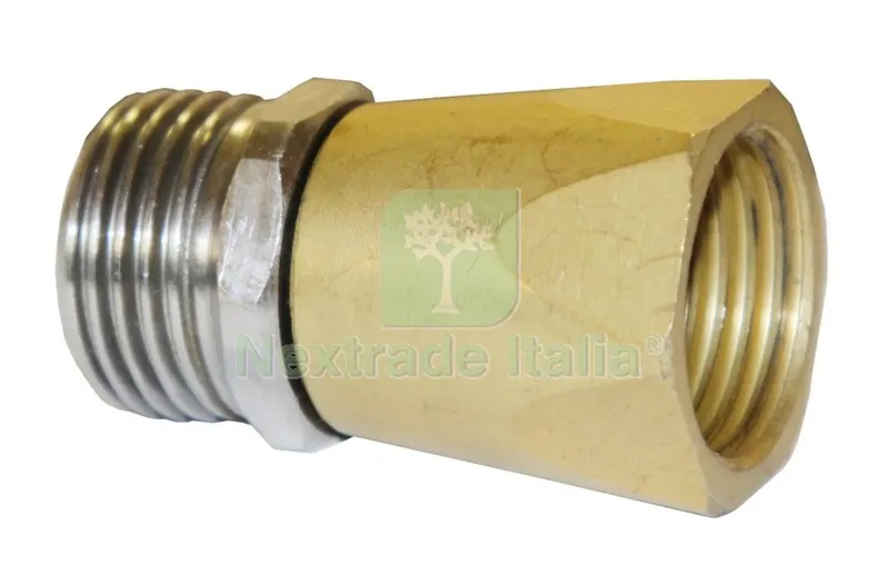 RACCORDO GIREVOLE 1/2" PER LANCIA A SPRUZZATORE — Spatole e attrezzi per stesura — rif. FERX.92237 RACCORDO GIREVOLE 1/2" PER LANCIA A SPRUZZATORE — Spatole e attrezzi per stesura — rif. FERX.92237