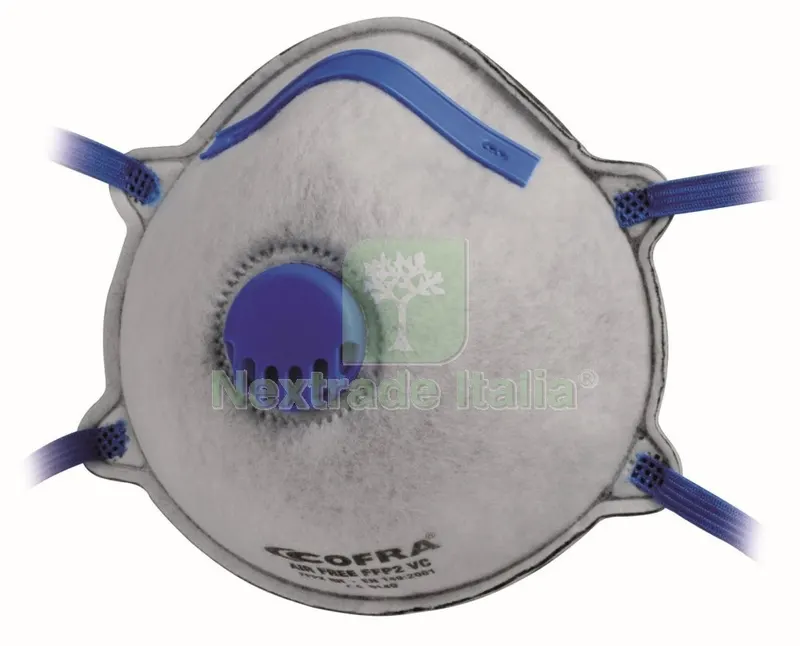 12PZ MASCHERINA PROT. FFP2 CON V CARB.M010-K023 — Protezioni corpo — rif. FERX.92331