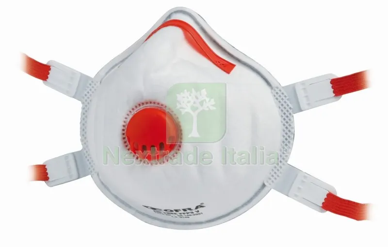 5PZ Mascherina Prot. FFP3 con Valv. M010-K131 — Protezioni corpo — rif. FERX.92332 5PZ Mascherina Prot. FFP3 con Valv. M010-K131 — Protezioni corpo — rif. FERX.92332