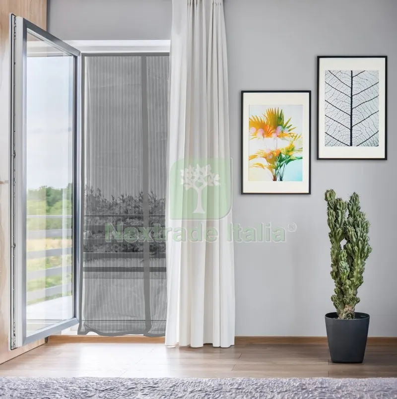 5PZ Zanzariera Magnetica Lusso Balcone 140XH240 Antracite — Tende e zanzariere — rif. FERX.92339