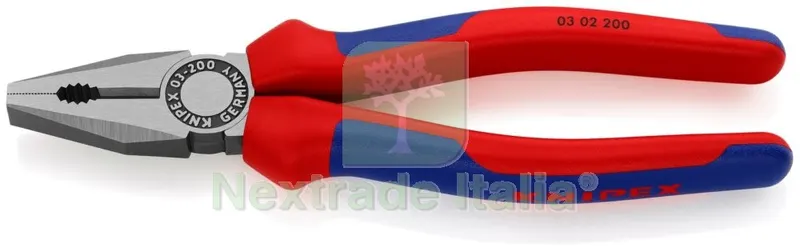KNIPEX PINZA UNIV. ART. 03.02 MM 200 — Pinze e tronchesi — rif. FERX.92361