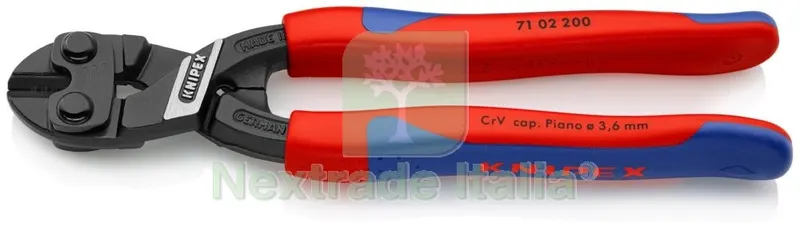 KNIPEX TRONCHESE DOPPIA LEVA ART. 71.02 MM 200 — Pinze e tronchesi — rif. FERX.92367 KNIPEX TRONCHESE DOPPIA LEVA ART. 71.02 MM 200 — Pinze e tronchesi — rif. FERX.92367