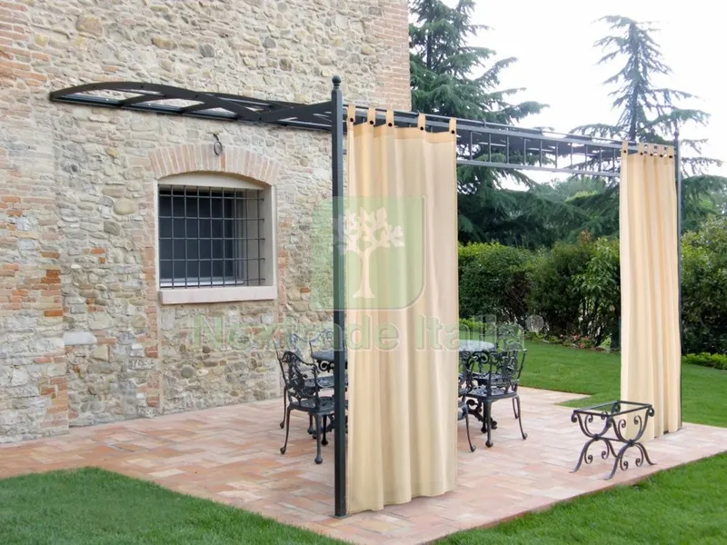 TENDA X GAZEBO A BRETELLA CM.160X270H ECRU — Gazebo e strutture giardino — rif. FERX.92385 TENDA X GAZEBO A BRETELLA CM.160X270H ECRU — Gazebo e strutture giardino — rif. FERX.92385