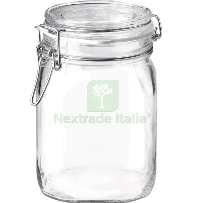 6PZ Barattolo Ermetico Bormioli 1 L — Casalinghi e organizzazione — rif. FERX.9240
