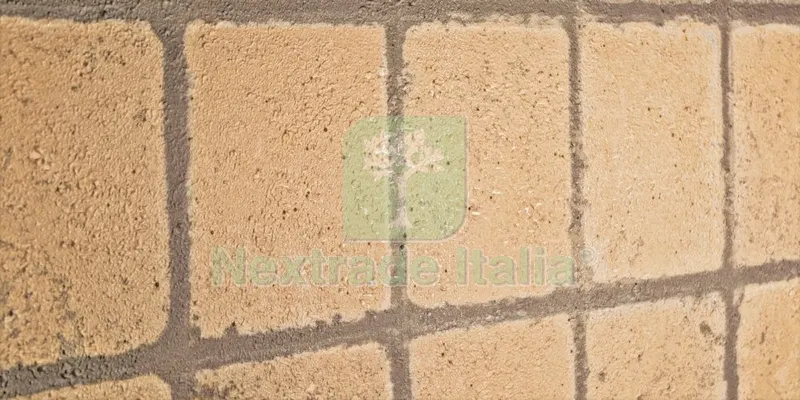 16PZ Doga Rivestimento PVC CM 270X25X0,8 Quadrotto Beige — Pannelli e tavole in legno — rif. FERX.92557