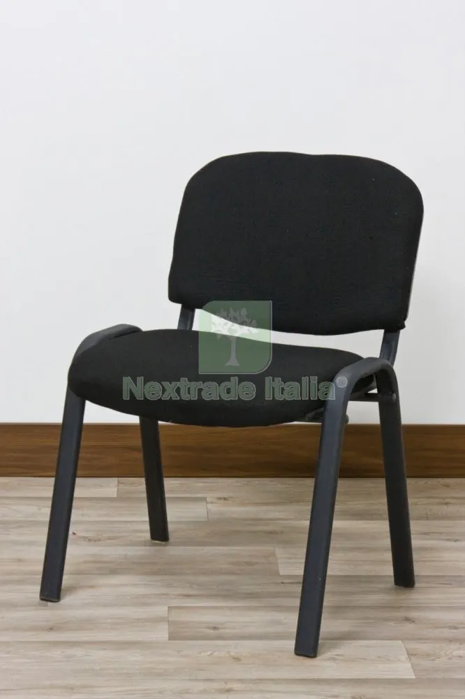 5PZ Sedia Interlocutoria Work Nero — Arredo — rif. FERX.92594 5PZ Sedia Interlocutoria Work Nero — Arredo — rif. FERX.92594