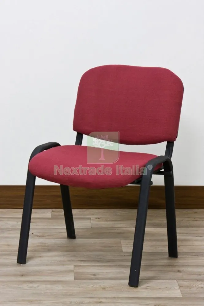 5PZ SEDIA INTERLOCUTORIA WORK BORDEAUX — Arredo — rif. FERX.92595 5PZ SEDIA INTERLOCUTORIA WORK BORDEAUX — Arredo — rif. FERX.92595