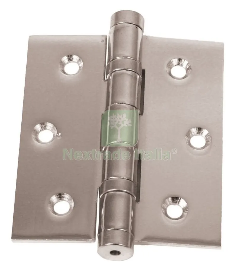 2PZ Cerniera con Cuscinetti Pomoli Cilindro Cromo Satinato 100X90 — Serrature e cilindri — rif. FERX.92609