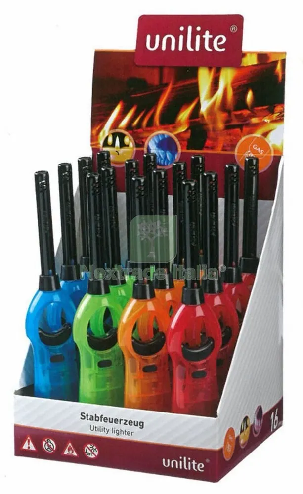 16PZ Accendigas Fiamma Lilli Traslucido Tubo Rigido — Tubi e raccordi — rif. FERX.92617 16PZ Accendigas Fiamma Lilli Traslucido Tubo Rigido — Tubi e raccordi — rif. FERX.92617